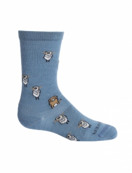 Носки детские Icebreaker Kids' Lifestyle Ultralight Crew Sheep Herding 104782